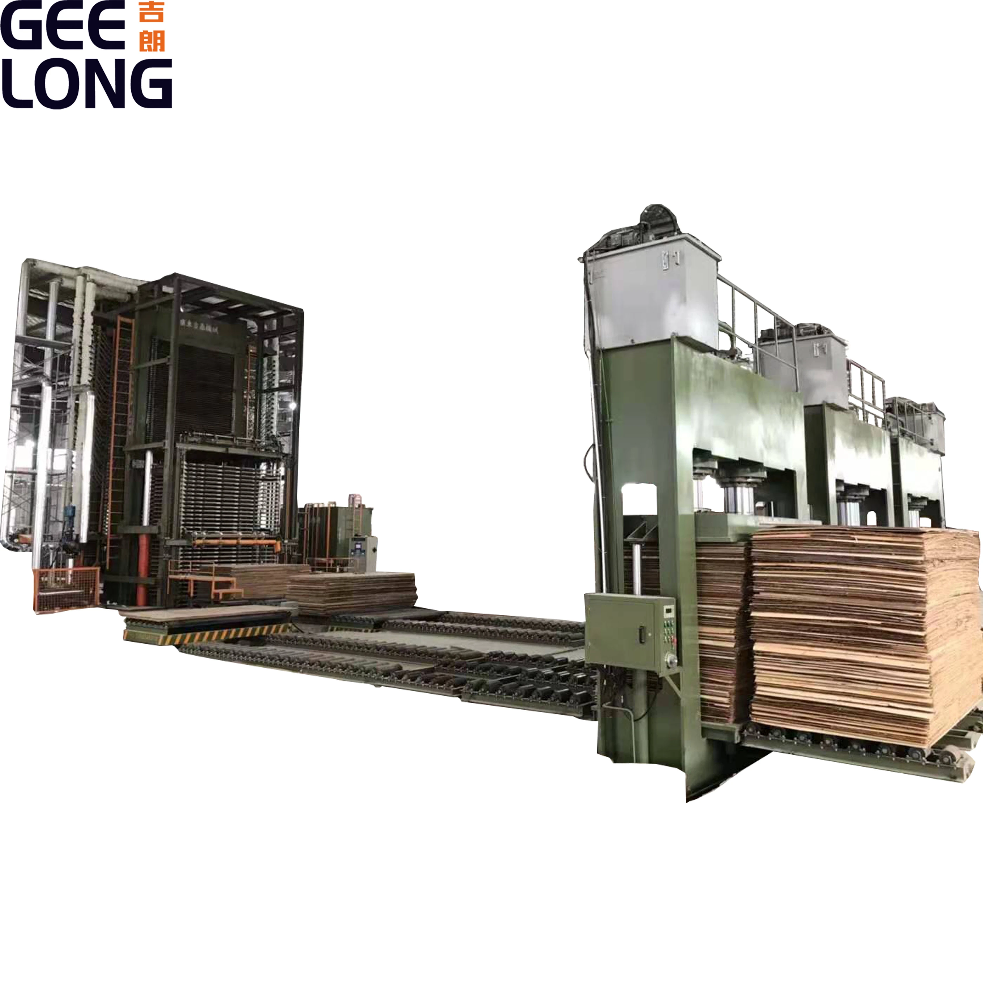 Full automatic woodworking production line/ board working machine/ OSB board production line
