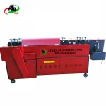 Fully automatic CNC round steel pipe straightening and cutting machine/multifunctional rust removing and painting machine