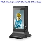 FYD-835SD Dual 7 Inch LCD Touch Screen Android WiFi Restaurant Table Advertising Player