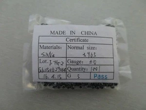 G10-G1000 solid 3.969mm,4.76mm,6.35mm stainless carbon steel balls for bearing