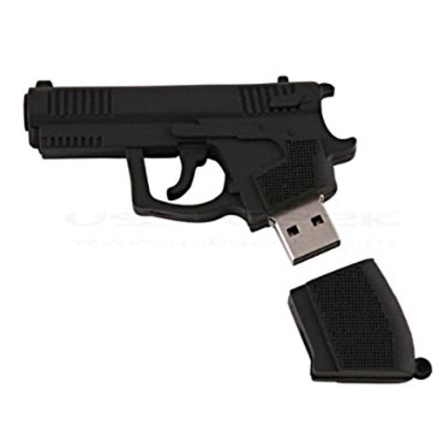 Gadget gun shape 2gb Flash USB Drive 2.0 for Promotional Gift