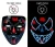 Import Ghost Dance Fright Night Screaming LED Cosplay Party Masks WIth Blood from China