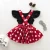 Import Girls spring and autumn kids dress 2020 new solid color flying sleeve top + polka dot suspender skirt two-piece suit girl skirt from China