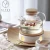 Import glass custom creative tea sets teacup japanese teapot with ceramic warmer 2022 from China