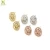 Import Gold plated innitial letter pendant necklace, ring, earrings and bracelet jewelry set from China
