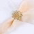 Import Gold western food metal napkin ring napkin buckle napkin ring flower-shaped mouth cloth ring from China
