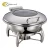 Import Golden Ware hotel restaurant supplies SS 201# buffet style luxury chaffing dish food warmer from China