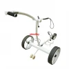 Golf Push Cart Swivel Foldable 3 Wheels Pull Cart Golf Trolley with Umbrella Stand golf caddy electric