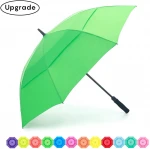 Golf umbrella wholesale multi colors outdoor golf fold automatic open umbrella promotion