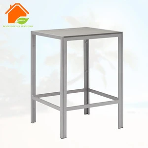 Good Price Aluminum Plastic Wood Cardboard Counter Base Height Plastic Bar Table