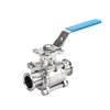 Good quality 1000WOG 3pc Stainless steel NPT Threaded End MINI ss Ball valve price list