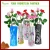 Import Good Quality Custom Plastic PVC Folding Vase from China