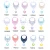 Import Gots Certified Baby Bandana Drool Bibs Organic Plain colors Unisex 8 Pack Baby Bibs from China