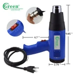 Green-1918 high speed 1800w adjustable hot air heat gun
