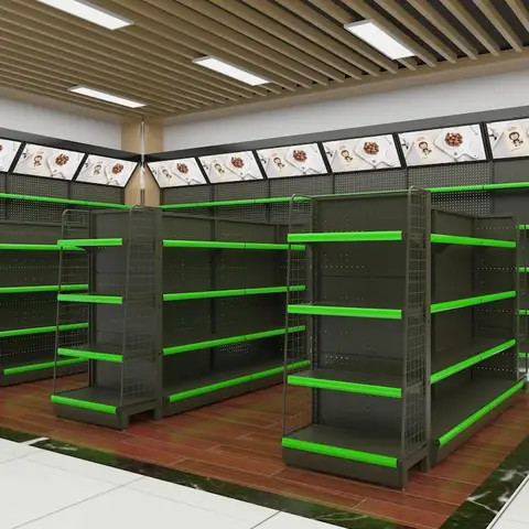 Buy Grocery Display Rack Retail Shelving Units Used Departmental Store ...