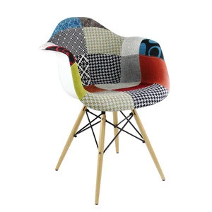 GY-4017 Modern Fabric Leisure Armchair Lounge Hotel Coffee Shop Sofa Accent Chair Living Room Chair