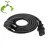 Import H05rr F H05vv 3g1.0mm2 Ac Pigtails Cords Extension Socket Plug 3-prong Eu Power Cord 3 Pin Blunt Cut from China