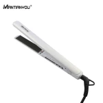 Hair Straightener Curler 2 In 1 PTC Straight Curl Titanium Hair Straightening Crimping Flat Iron