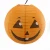 Import Halloween Decoration Party Decor Funny Paper Jack O Lantern 30cm Round Retractable Lantern from China