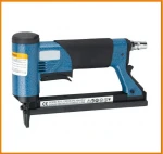 Hammer nails into wood just using body cap hardened 1/2 Crown Stapler cordless nail gun