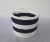 Handmade PP yarn crochet cosmetics holder pot