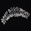 Handmade wedding crystal and pearl head jewelry for hair decoration
