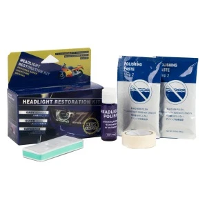 Headlight Restoration Kit,Headlamp Polishing Spray Kit,Headlight Restoration Lens Cleaning Tools for Car Care