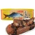Import Healty canned seafoods canned fried dace fish with black beans 160g from China
