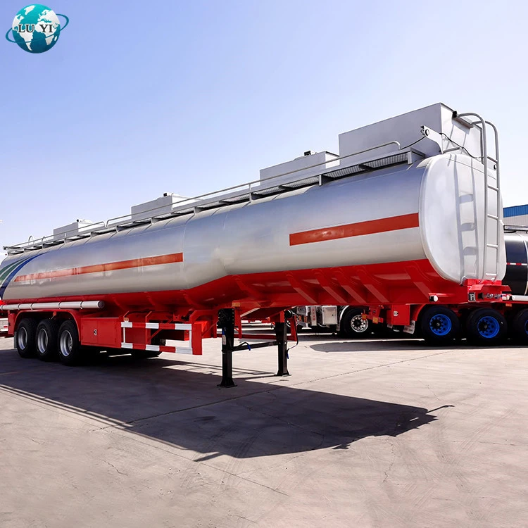 Heavy Duty 4 Axles 40000 45000 L 50000 Liters Diesel Oil Petrol Fuel Tanker Price Fuel Tank Truck Semi Trailer