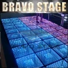 Heavy Loading 3D Dance Floor Battery Powered Led Stage Lighting Make Led Dance Floor