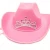 Import HEN-0059 ladies night hen party felt pink cowgirl hat with tiara from China