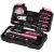 Import Hi-Spec 39 Pieces Ladies Tool Kit Pink Tool Set with Most Reached Household Tools Combination Pliers &amp;more in a Storage Box from China
