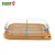 Import High borosilicate glass baking dish bakeware with bamboo lid from China
