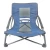 Import High density fabric aluminum foldable camping chair, folding beach chair from China