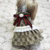 High End Adorable Christmas Pet Winter Clothes Warm Luxury Pet Dog Dress Classic Design Pet Clothing