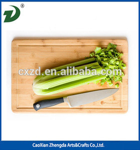 high grade food organic wooden cutting board