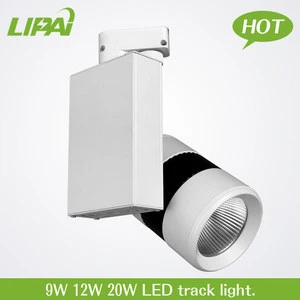 High lumen commercial cob aluminium led track light 10W 20W 4000K5000K