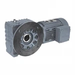 High performance flange installation solid output shaft drive standard helical worm gear reducer gearbox