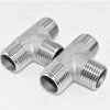 High Pressure Thickening Stainless Steel SS304 SS316 T Shape Pipe Fitting Male Thread Tee