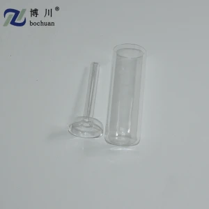 High Purity Clear Quartz glass  tube quartz cover
