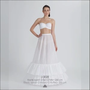 High Quality 1 Layers Tulle Petticoat For Wedding Dresses / Hotsale