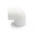 Import High Quality 1/2 inch white color polypropylene pipe 90 degree equal elbow ppr pipe fittings for water supply L20*20 from China