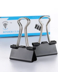 High quality  41mm metal Iron Jumbo Clamps Paper Binder Clips for Office School Supplies