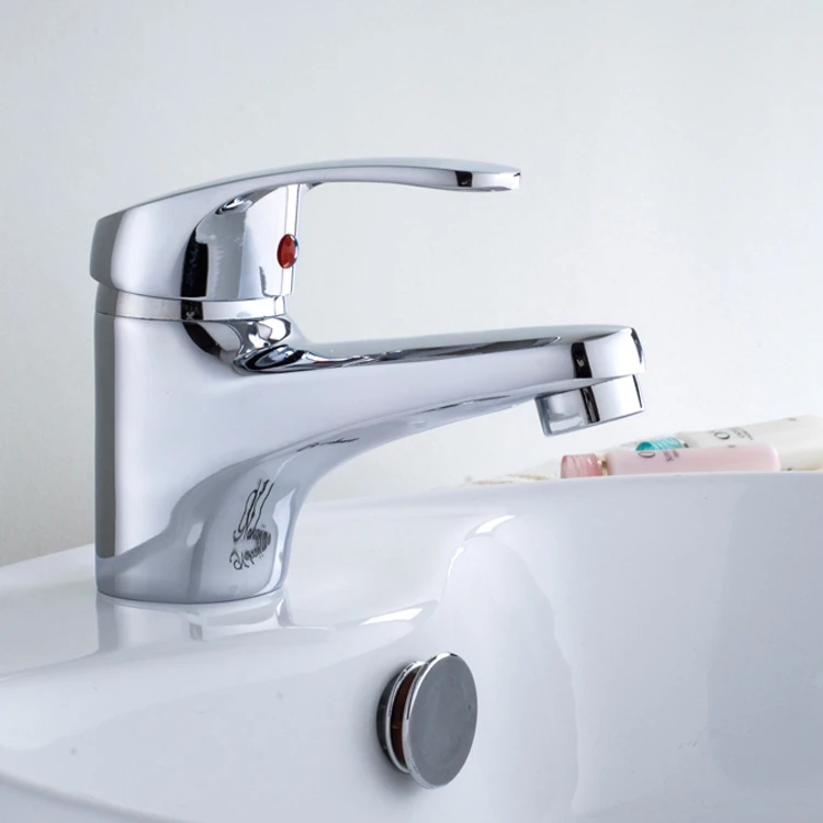 High quality basin faucet zinc single handle chrome bathroom faucet