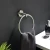Import High quality bathroom stainless steel accessories swiveling round shape towel ring from China