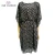 Import High quality butterfly sleeves dinner sequin bead party cocktail dress for ladies from China