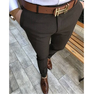 High Quality Casual Custom Slim Fit Trousers Men&#039;s Pants