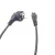 Import High quality certified Euro plug  Black Power Cord cable from China