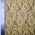 High quality cheap price French yellow black  nylon rayon floral corded  bonded  lace fabric for garment