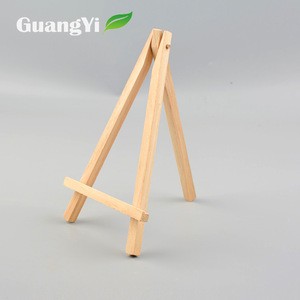 High quality customize decoration display mini wood table paint easels